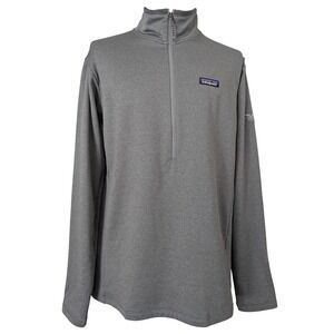 Patagonia R1 Daily Zip Neck Pullover Men Large Gray Half Zip Lightweight Fleece